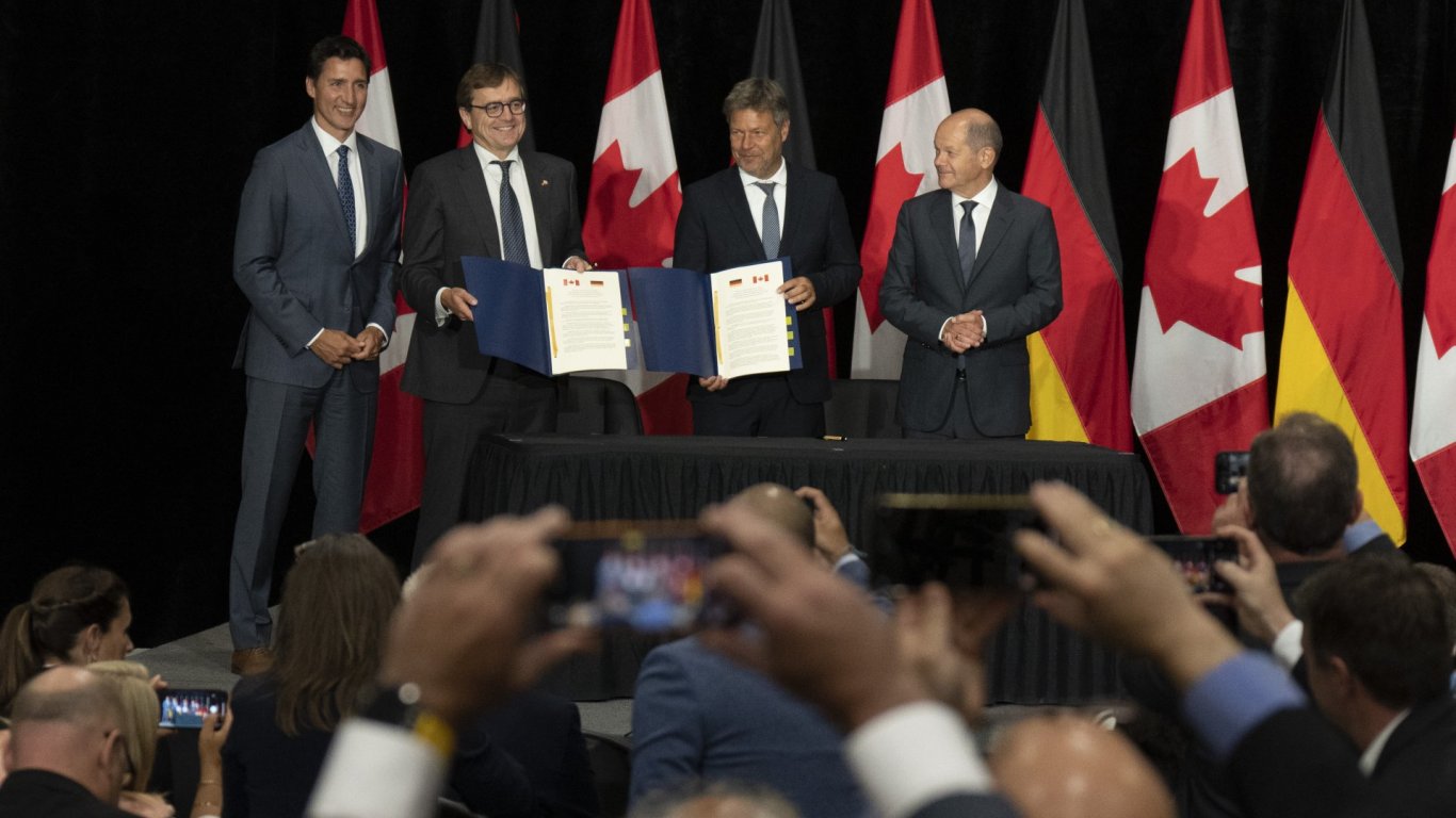 Германия и Канада обявиха водороден съюз