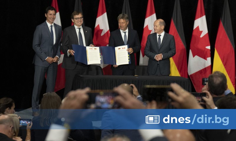 Канада и Германия обявиха създаването на съюз за водорода, който