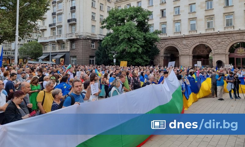 Протестът срещу възобновяването на доставките от Газпром се сля с