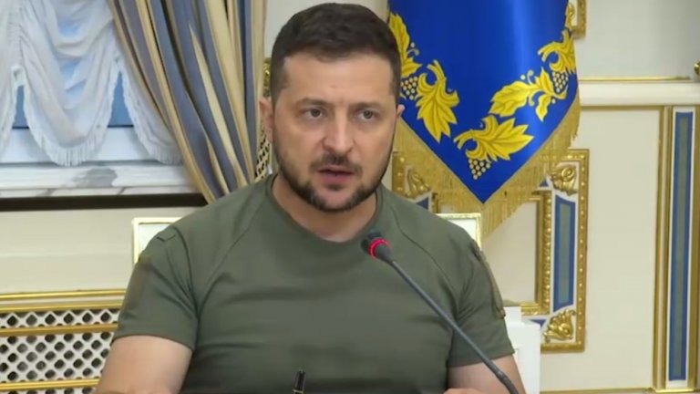 Зеленски катастрофира на връщане от Изюм, но не е ранен (видео)