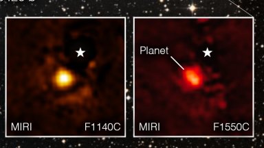 НАСА направи първата пряка снимка на планета извън Слънчевата система