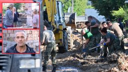Единение на 6.09.: Стотици ринат кал в Карловско, сред тях Десислава Радева и Данчо Йовчев