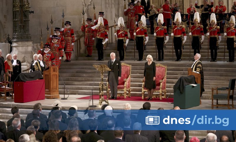 Британският крал Чарлз Трети поиска от британския парламент да промени