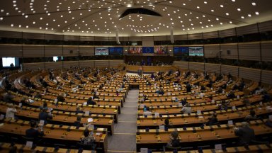 Председателят на Европейската комисия Урсула фон дер Лайен произнася своята