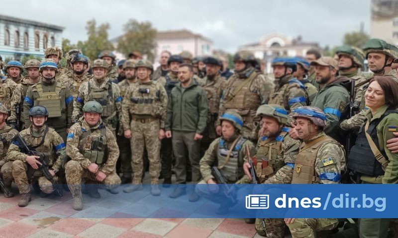 Успехите на украинската армия не се ограничават до Лиман, каза