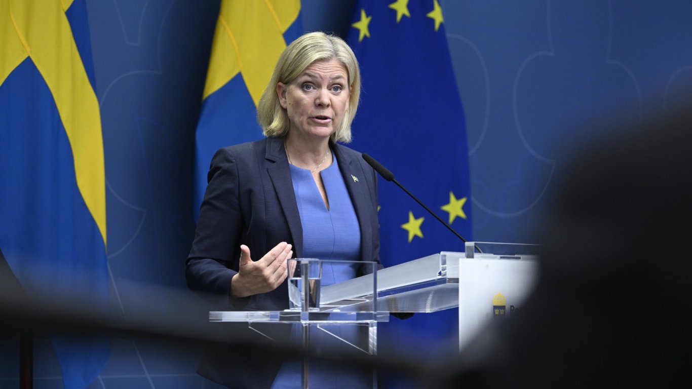 Крайната десница се готви за власт в Швеция, премиерът Магдалена Андершон прие поражението си 