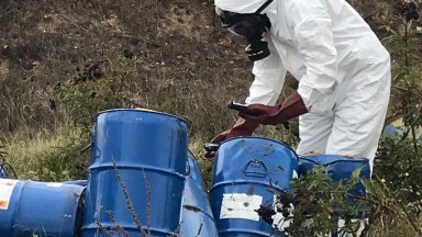 Има задържан извършител за разхвърляните из София варели с химикали