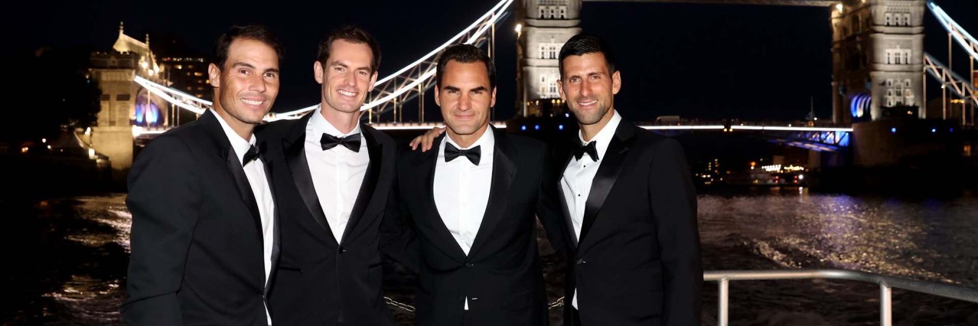 Разходка по Темза и вечеря в Лондон събраха "Бийтълс на тениса" в чест на Маестрото (Снимки)