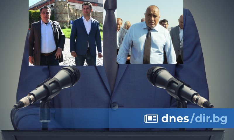 Съпредседателите на Продължаваме промяната Кирил Петков и Асен Василев са