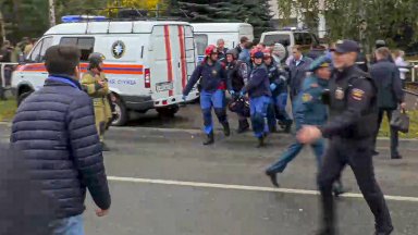 Броят на убитите при стрелбата в училище в Ижевск вчера