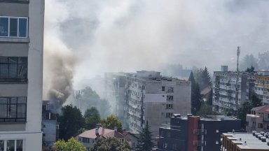 Пожар избухна в жилищна сграда в столичния квартал Бъкстон Гори