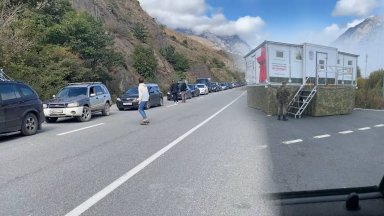 На контролно пропускателния пункт Торфяновка на границата на Русия с Финландия