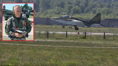 Дадоха на военен съд пилота на разбилия се Су-25 на летище Безмер