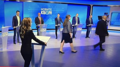 Изненадваща поява на Кирил Петков на предизборния дебат в ефира