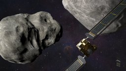 Заснеха удара на апарата ДАРТ в астероида (видео/снимки)