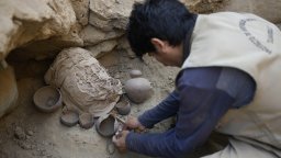 В Перу откриха останките на 76 деца, принесени преди 1000 г. в жертва на езически богове