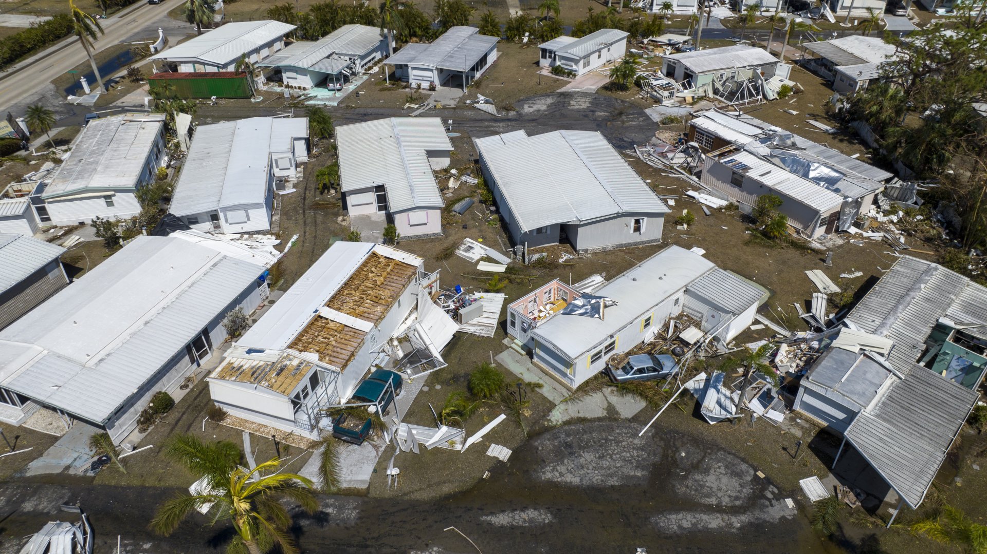 Разрушения от урагана Иън във Флорида