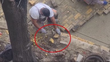 100 000 лв. глоба за счупено жълто паве при ремонта в центъра на София