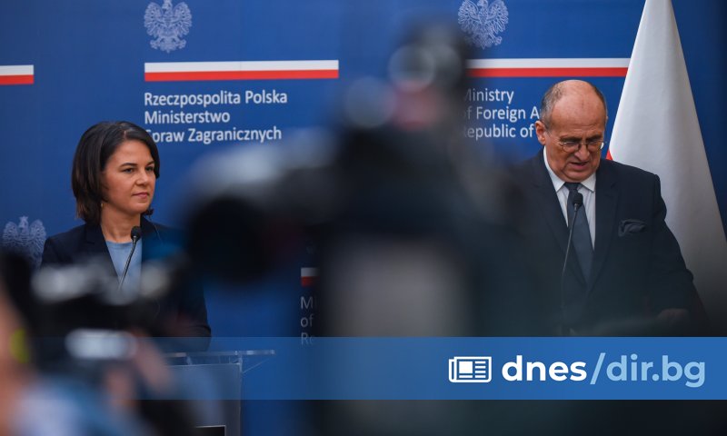 Германската външна министърка Аналена Бербок уведоми полския си колега Збигнев