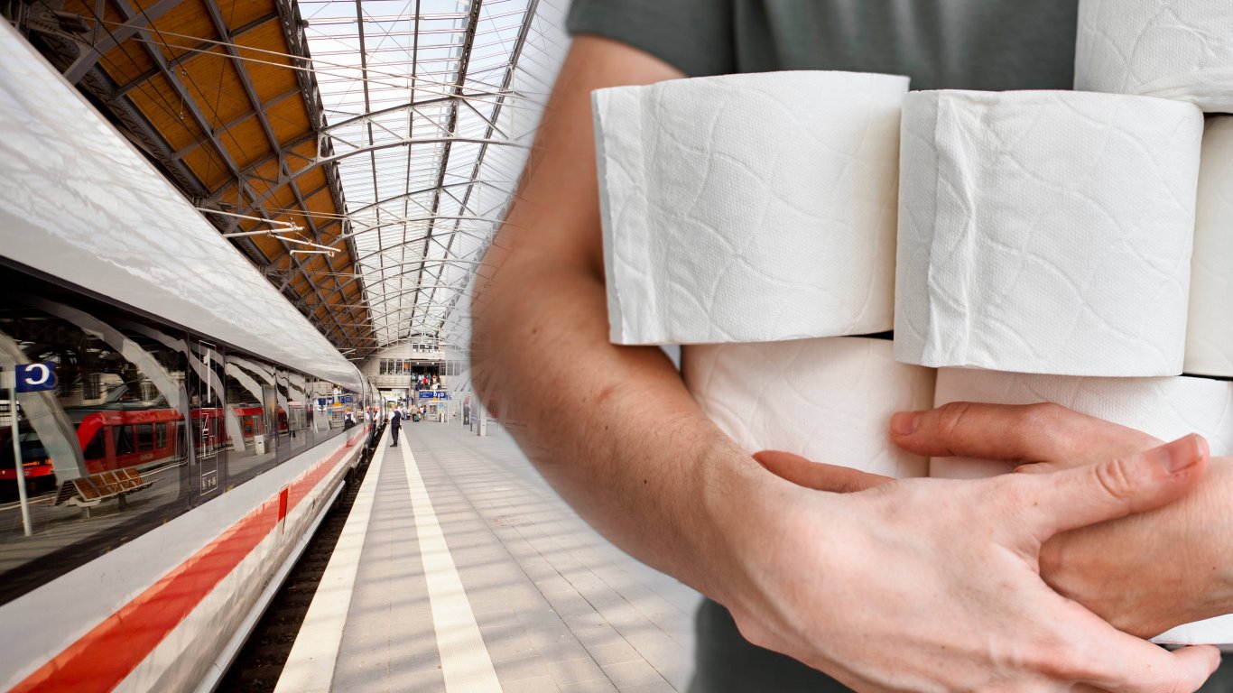 Отмъкнаха 256 ролки тоалетна хартия и 15 000 салфетки от германска жп гара