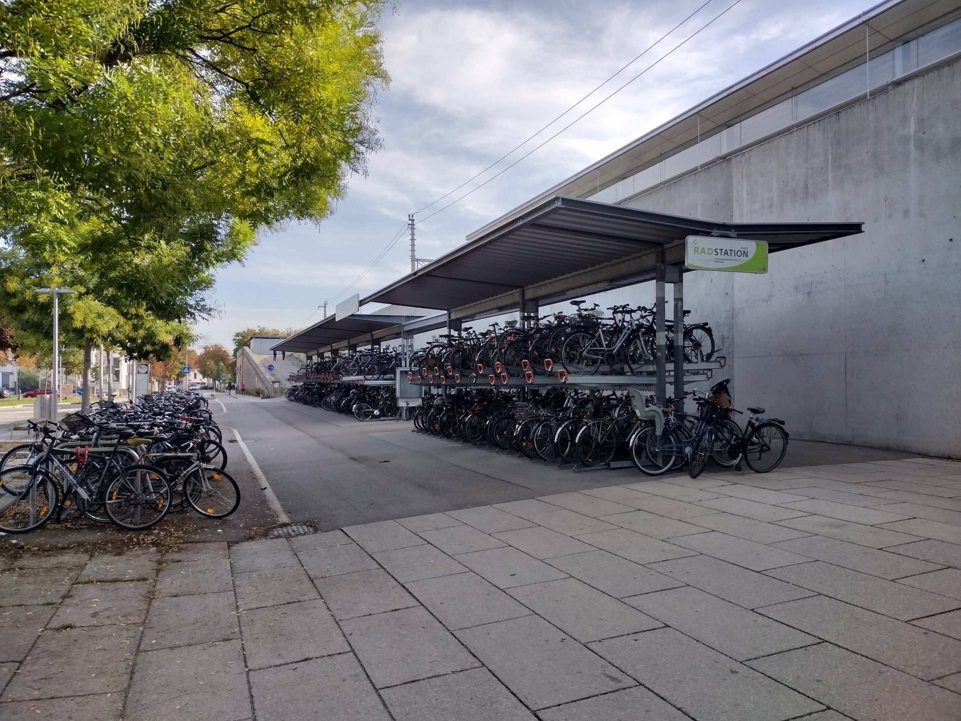 Паркинг за велосипеди в град Баден