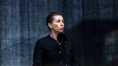 Левият блок на премиерката в оставка на Дания Мете Фредериксен