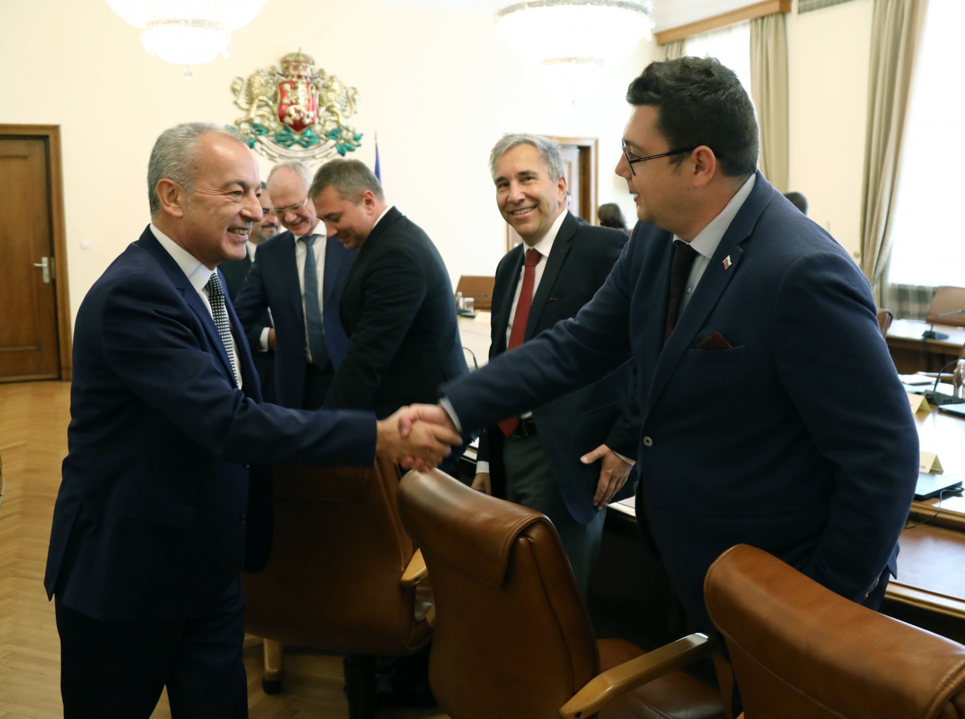 Служебният премиер Гълъб Донев на среща с работодатели
