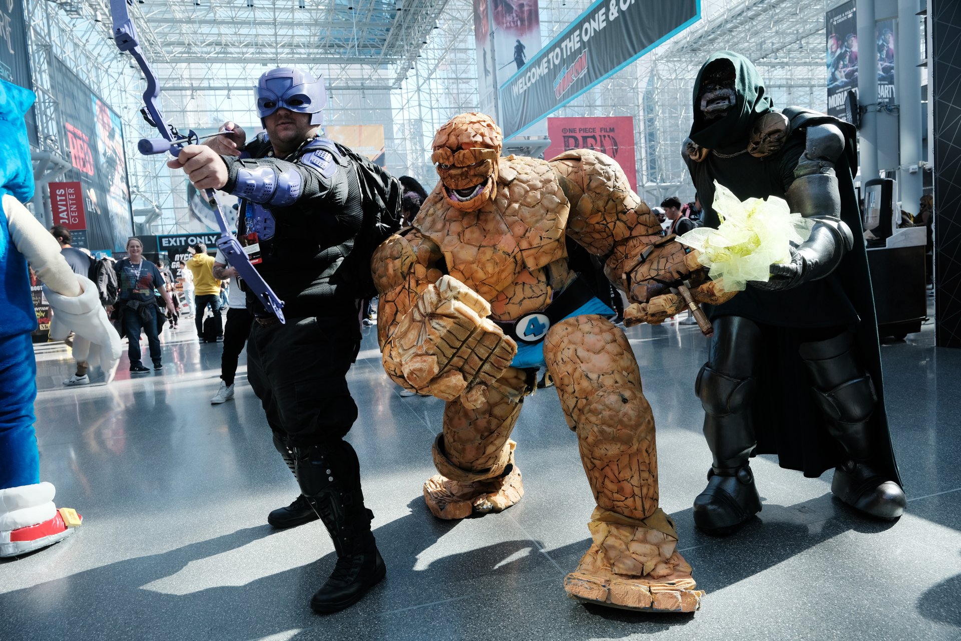 Участниците в годишното издание на Comic Con в деня на откриването.