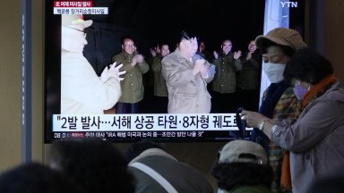 Севернокорейският лидер Ким Чен ун е наблюдавал изпитанията на крилати