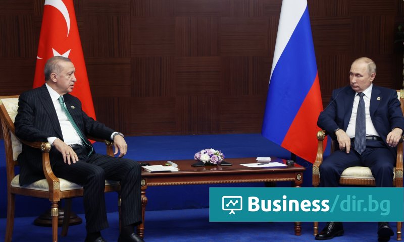 Президентът Ердоган проведе днес телефонен разговор с руския президент Путин.