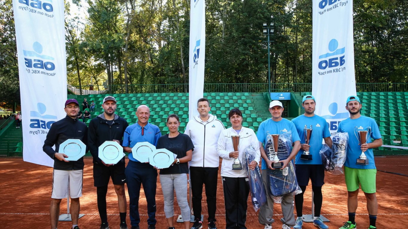 Завърши третият тенис турнир на ОББ за любители с над 130 участници