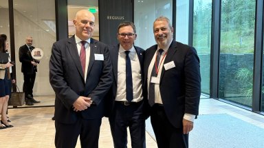 Главният прокурор Иван Гешев и заместник главният прокурор Десислава Пиронева участват