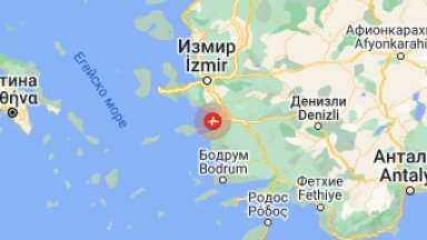 Земетресение с магнитуд 4 2 бе регистрирано днес в Егейско море