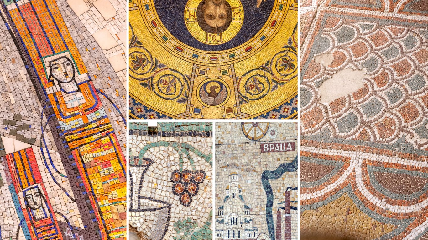 12 обекта в "Маршрут на мозайките в София" разкриват детайли от античността до съвремието