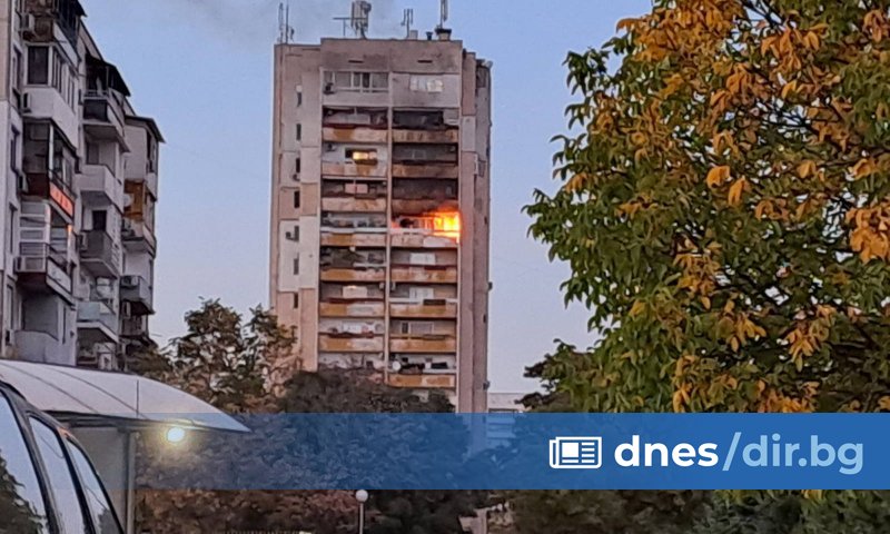 Неизправна газова бутилка предизвика пожар в апартамент в пловдивския кв.
