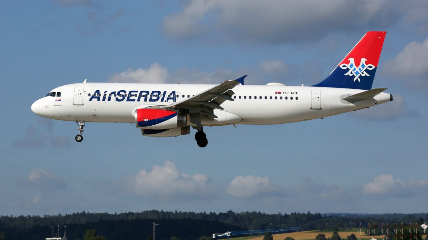 Air Serbia отбелязва исторически рекорд
