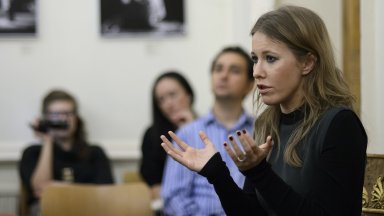 Либералната руска журналитка Ксения Собчак е избягала от Русия след