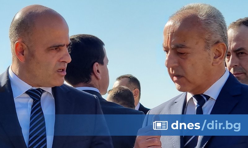 Премиерите на България и Република Северна Македония Гълъб Донев и
