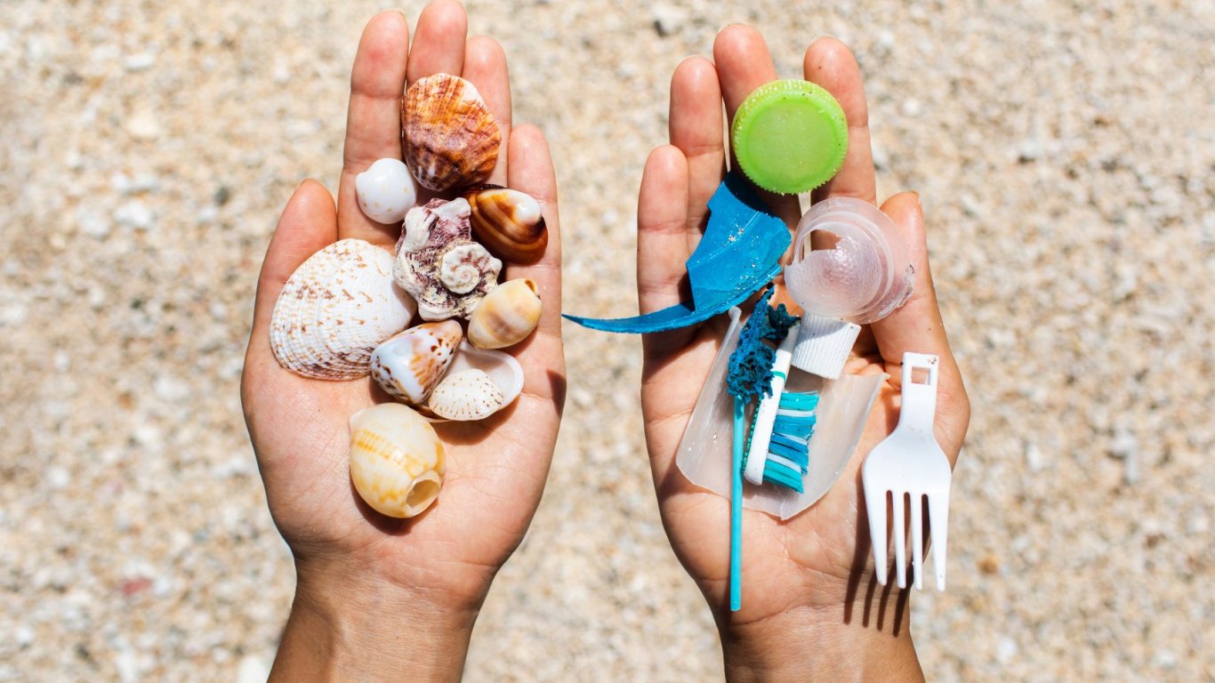 Бреговете на Израел са замърсени от два тона микропластмаси