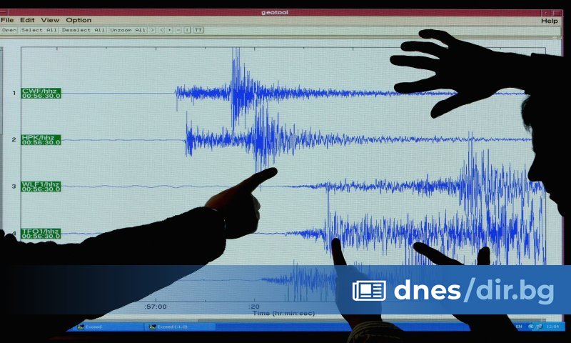 Земетресение с магнитуд 5,1 по Скалата на Рихтер е регистрирано