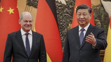 Канцлерът на Германия Олаф Шолц се срещна с китайския президент