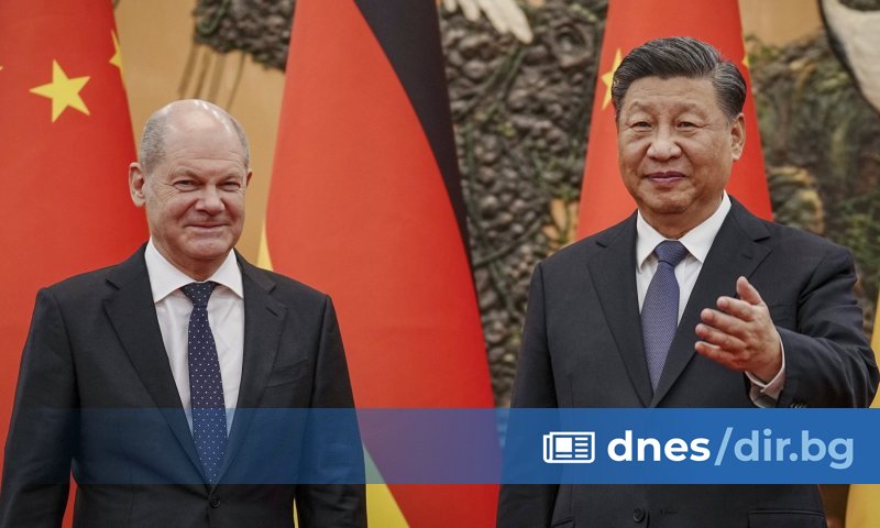 Канцлерът на Германия Олаф Шолц се срещна с китайския президент