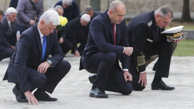 Държавният глава Румен Радев взе участие във военния ритуал