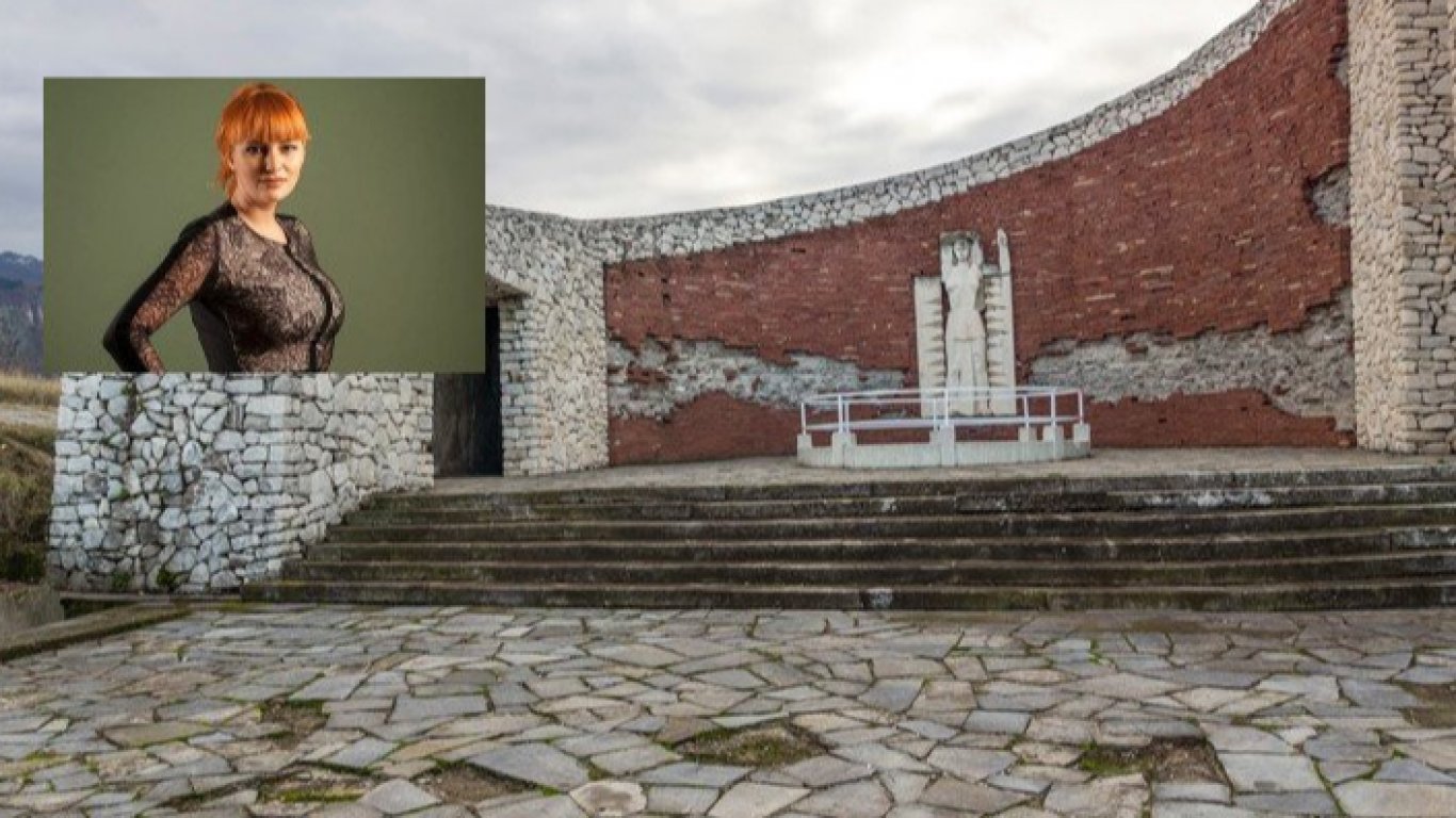 Кметът на Перущица даде Рут Колева на прокурор заради снимки върху паметник-костница
