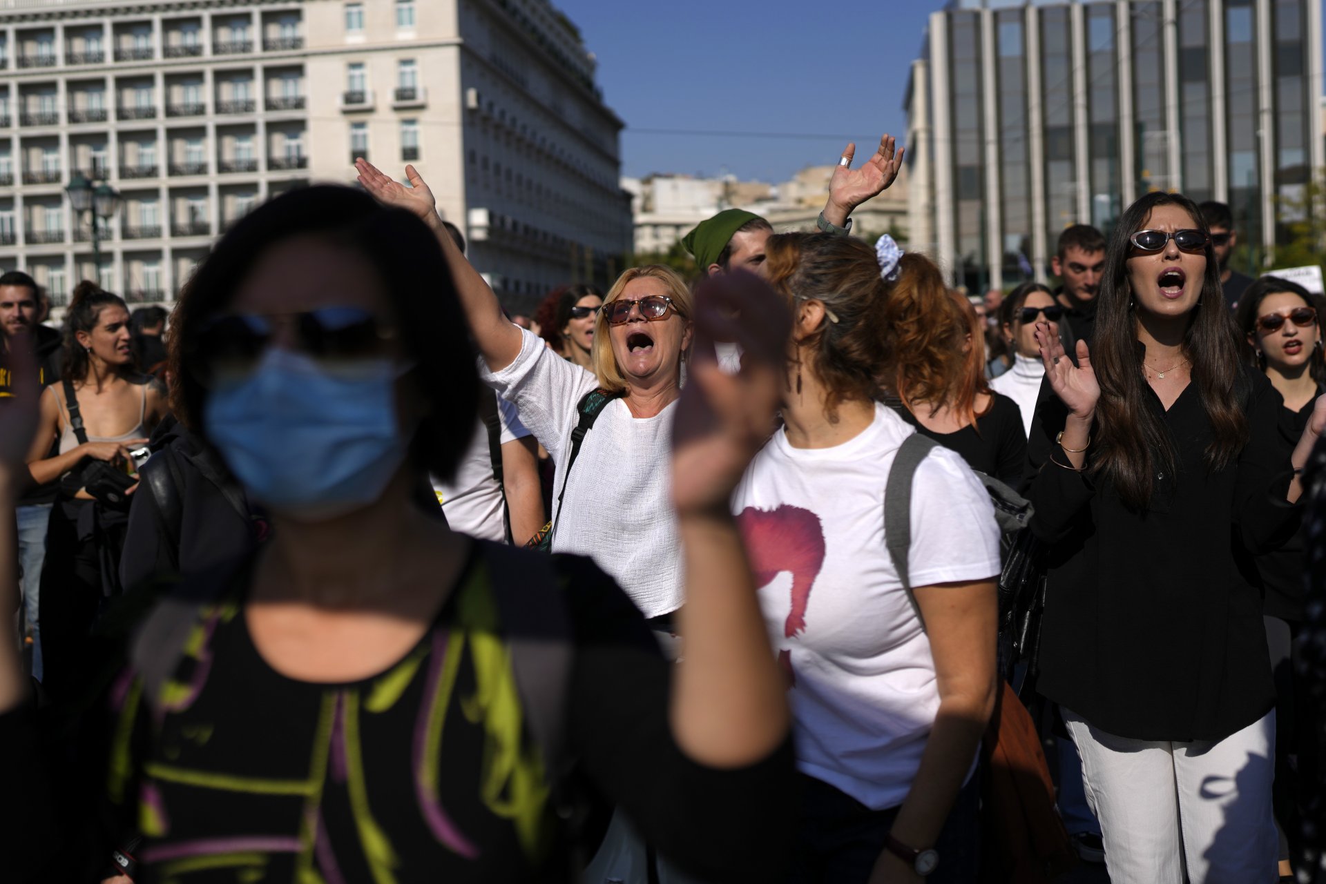В Атина хиляди хора протестираха по време на втората 24-часова стачка тази година заради високата инфлация