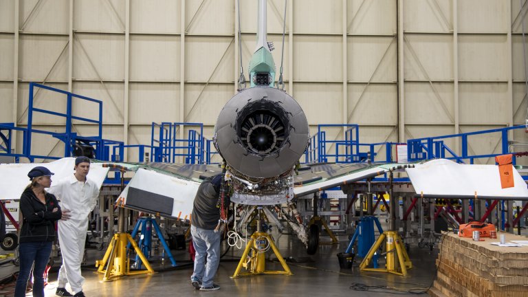 НАСА монтира двигател на "безшумния" самолет Х-59