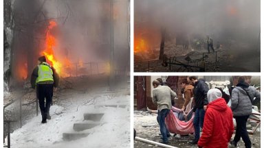 Нова вълна от ракетни обстрели заля територията на Украйна като