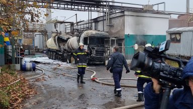 Прокуратурата в Русе води разследване по случая с избухналия камион цистерна за