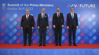 Лидерите на четири централноевропейски държави които участваха вчера в регионална