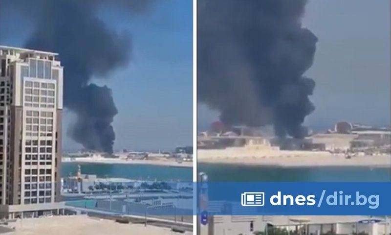 Властите в Катар потвърдиха, че е избухнал пожар в новостроящата